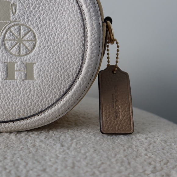 Coach Colorblock Camera Bag With Horse And Carriage - Chalk /Vanilla Cream New - Picture 9 of 14